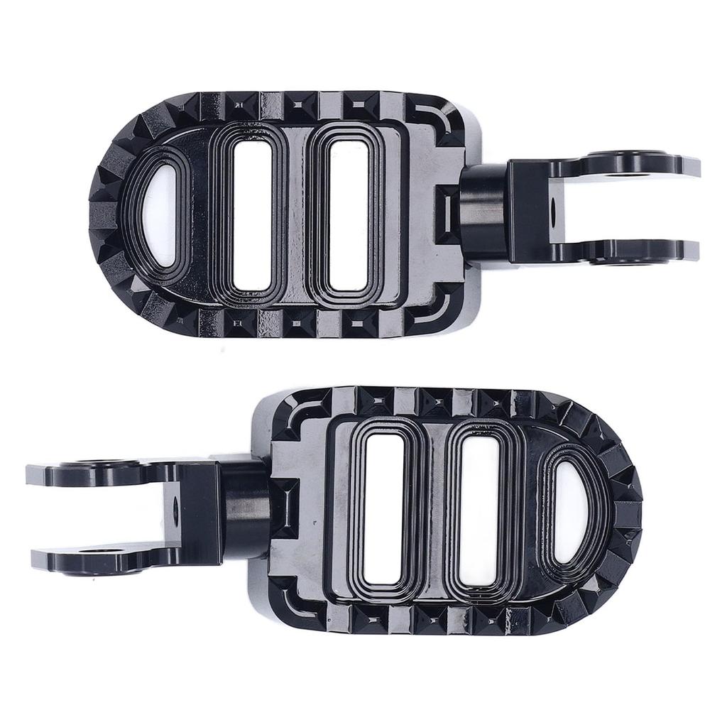 Motorcycle Foot Pegs, Anti-Slip Height Adjustable Front Rider Footrests Pedals for Trail 125 Hunter Cub
