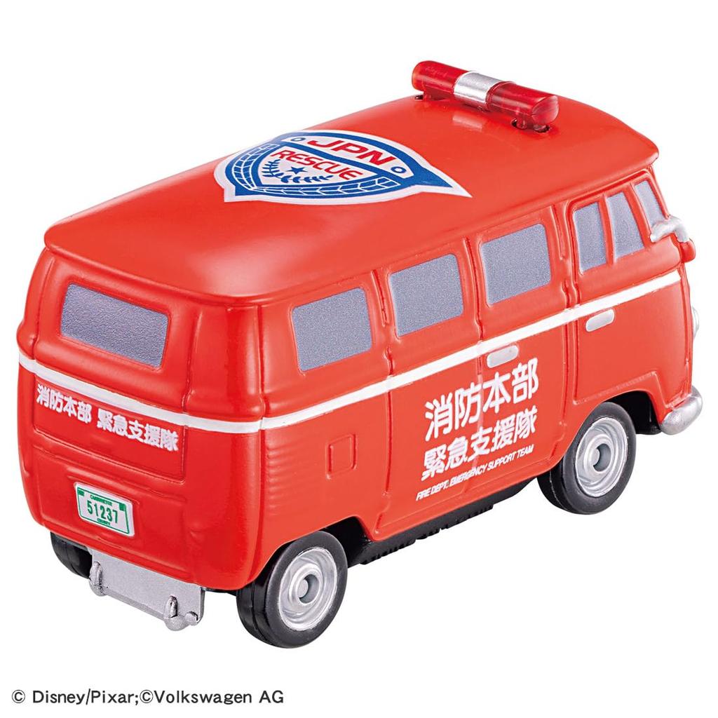 Takara Tomy Disney Cars Tomica C-19 Fillmore (Fire Command Vehicle Type) Miniature Car Toy