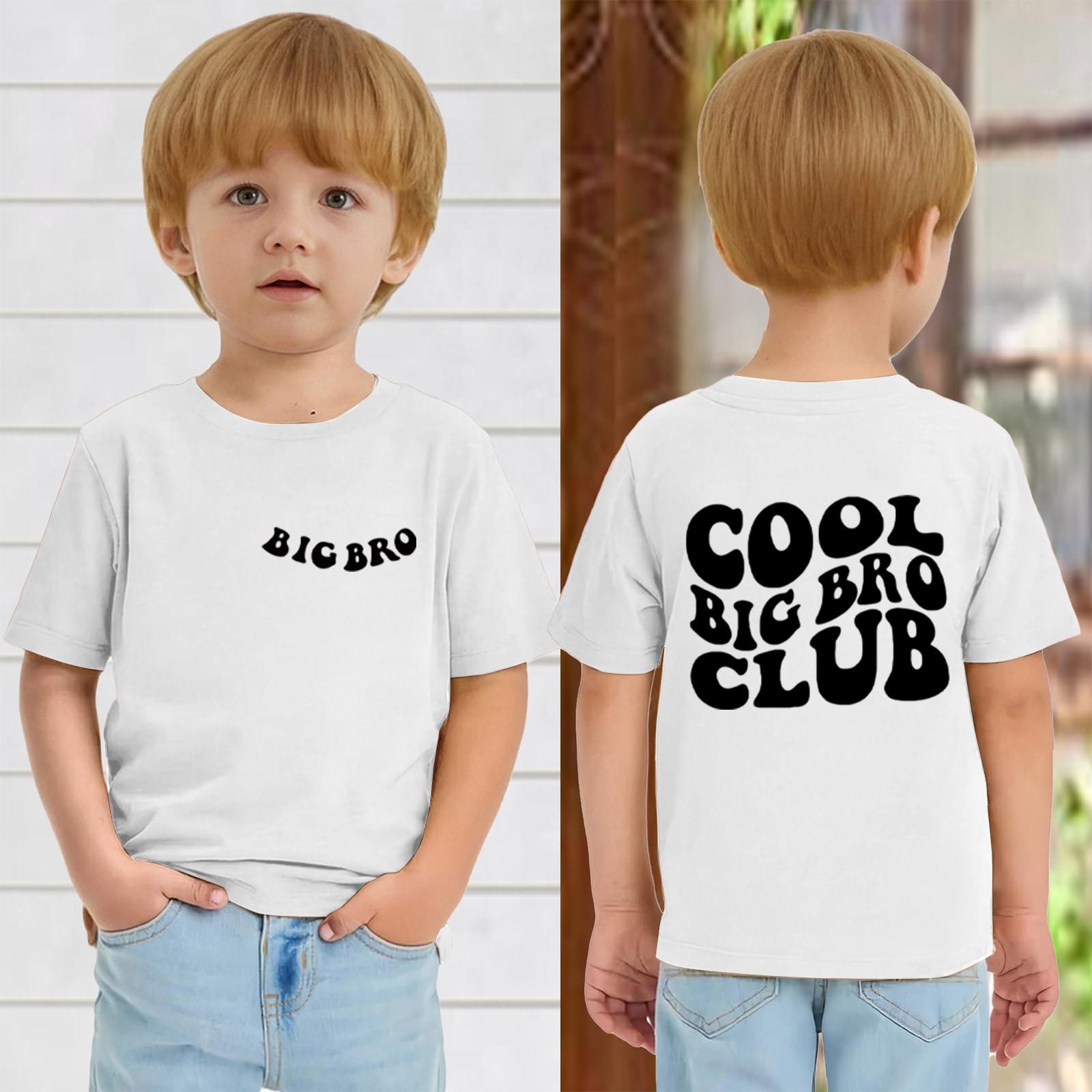 

Футболки для малышей, девочек и мальчиков, детские футболки с короткими рукавами и принтом для мальчиков и девочек 1-12 лет 110 белый