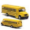 Alloy Pull Back School Bus Model Collection Vehicle Children Car Toy Decor Gift