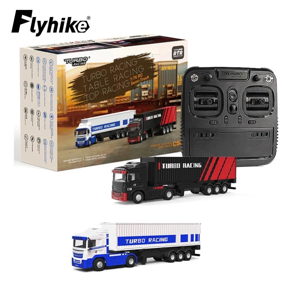 Tubro Racing 1:76 C50 Ciężarówka Kontenerowa Ciężarówka Mini Zestaw Samochodów Zdalnie Sterowanych Pełny Proporcjonalny Zabawki dla Dzieci Dorosłych