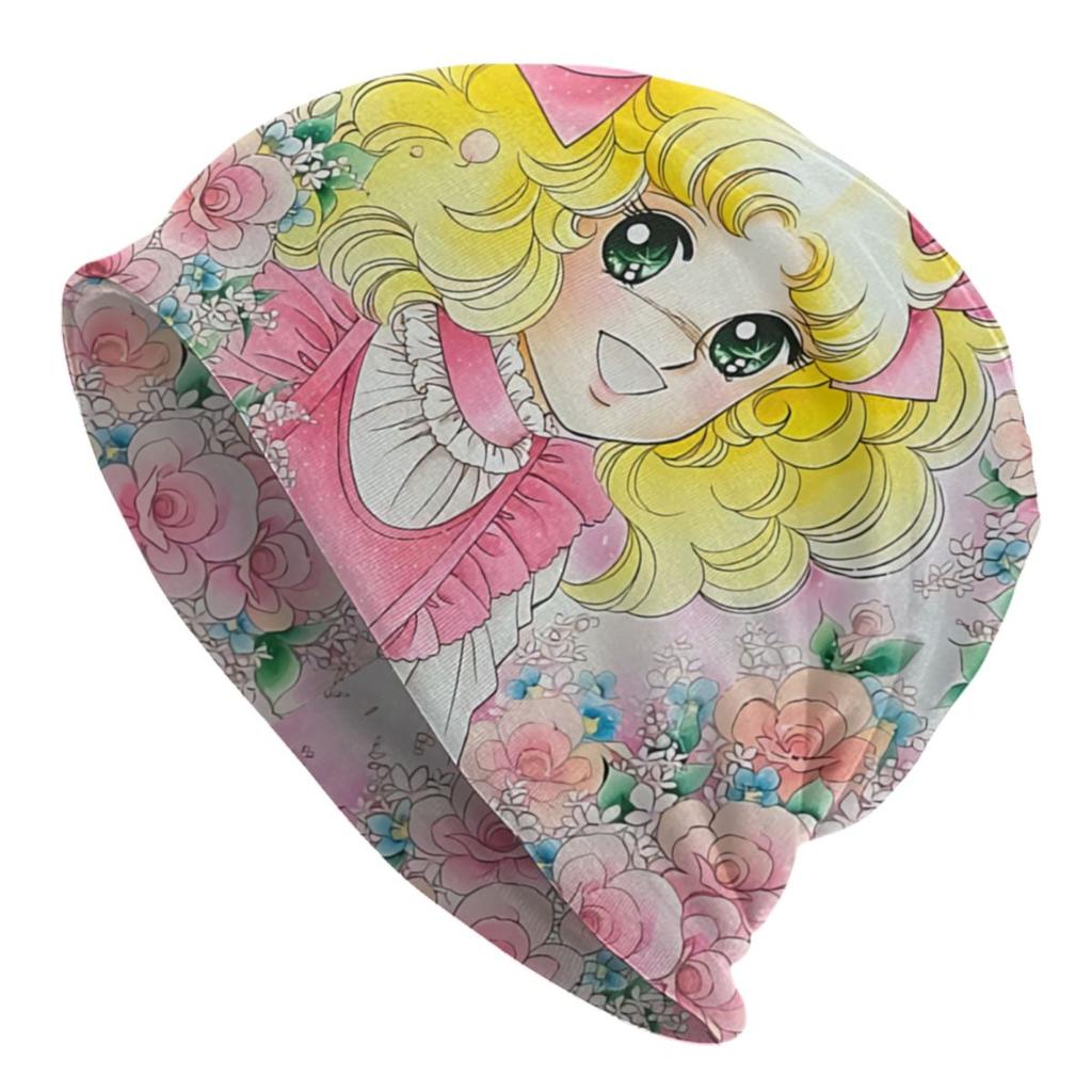 Candy Candy Candice Anime Unisexga Girl Bonnet Homme Hip Hop Knitted Hat For Warm Winter Cartoon Nime And Terence Beanies Caps