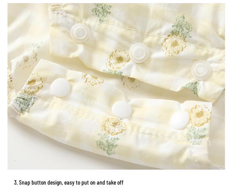 Entzückender Sommer-Babybody – Süßer, stylischer Prinzessinnen-Strampler mit Windelüberzug