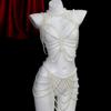 Modern Faux Pearls Body Necklace for Women Adjustable Strap Shoulder Chain Great for Celebrations and Day To Day Fashion