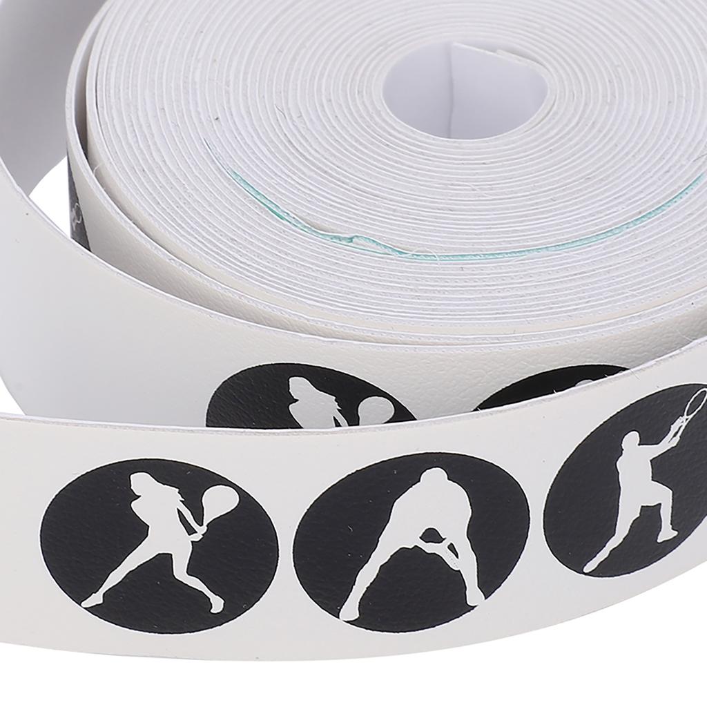 Tennis Racket Hd AntiScratch Tape Racket Hd Frame Guard PU  ive Sticker(Black )