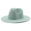 Unisex Summer Panama Sun Hat - Fashionable Straw Braid Fedora for Outdoor and Beach Wear.
