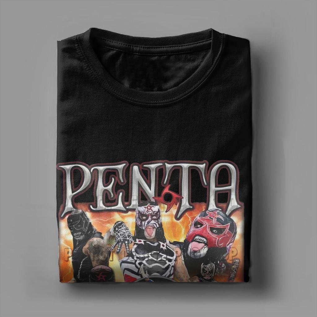 Men Women Graphic Printed Penta Wrestler Wrestling Tee T Shirt Cotton Tshirts Clothing