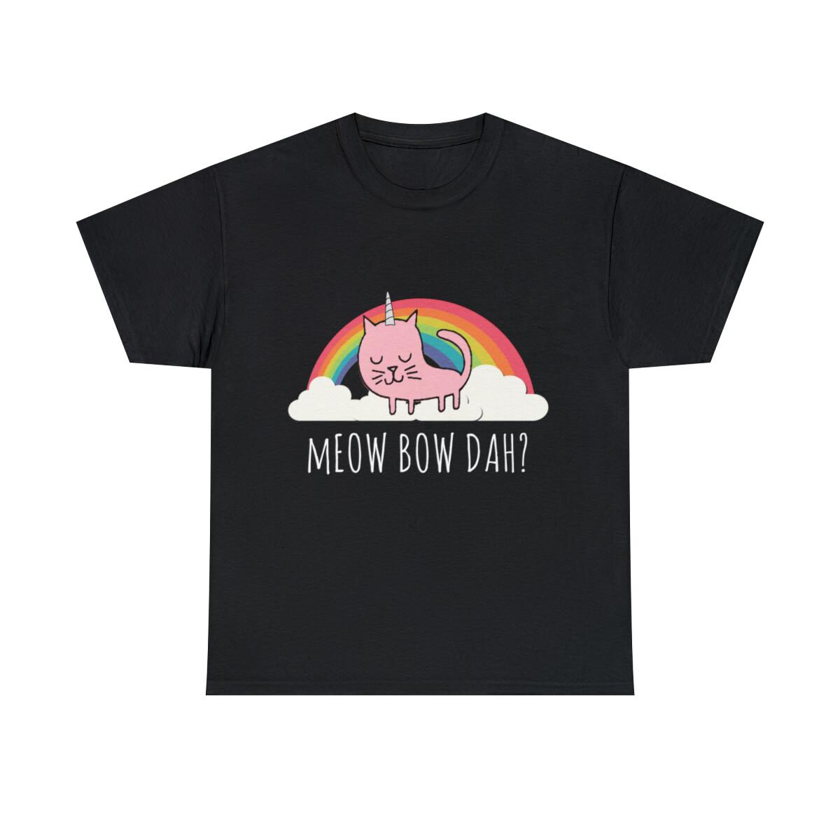 Meow Bow Dah Graphic Tee Shirt, S-5XL S