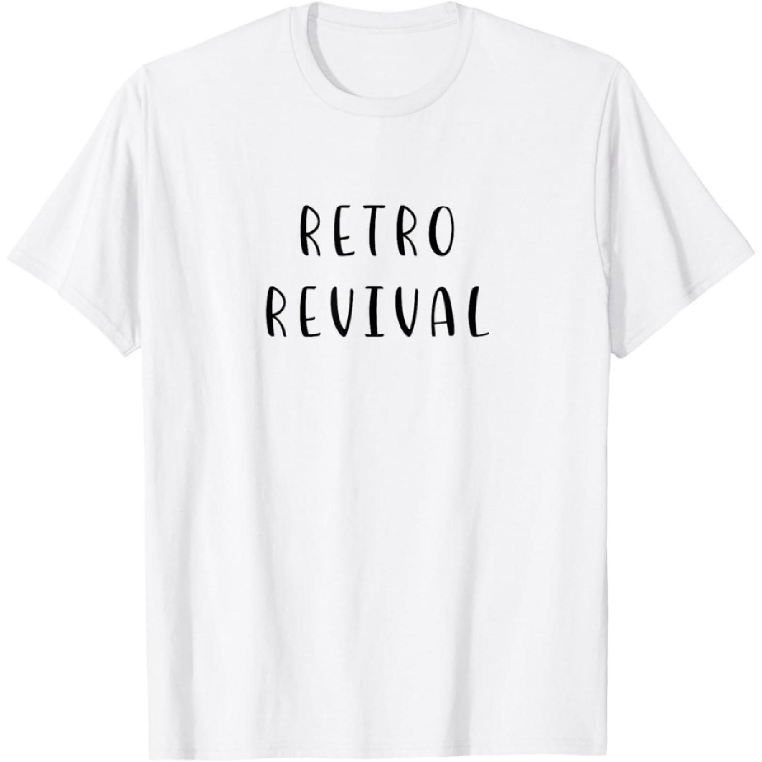 Retro Revival Funny Nostalgic Statement T-Shirt S
