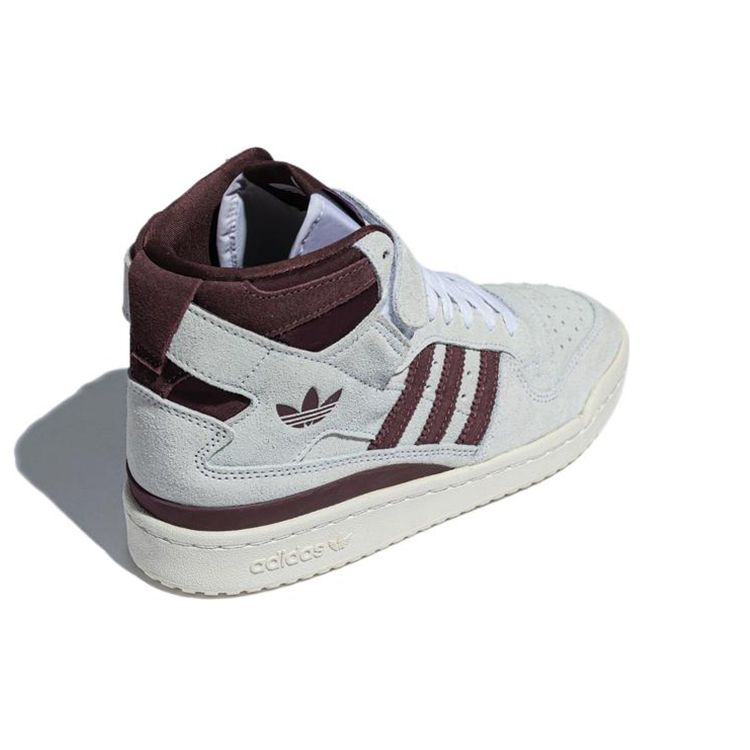 Adidas Originals Forum 84 High Suede High-Top Skate Shoes Women Sneakers White Red GY0825