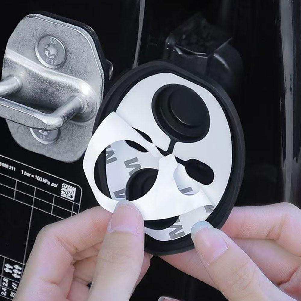 4Pcs Car Door Lock Pads Auto Door Buffer Shock Absorber Silicone Car Door Closing Buffer Cushion Protector Goods