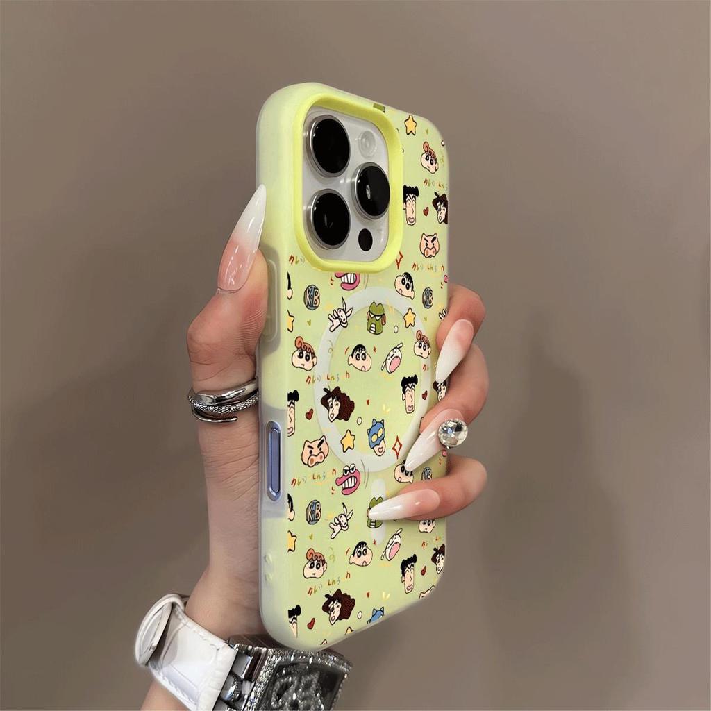 Magnetische Jelly Zwei-in-Eins Handyhülle für Apple Handyhülle Silikon Doppelschichtige Handyhülle 16 Aurora Bunte Handyhülle