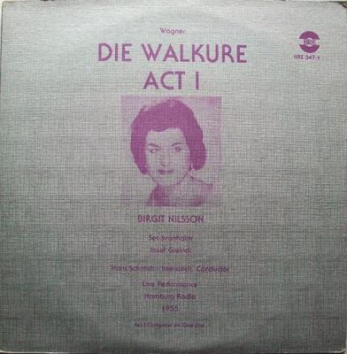 LP Record RICHARD WAGNER, BIRGIT NILSSON - Die Walkure - Act I HRE3471 Historical Reco US Classical Used