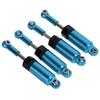 4pcsset Metal Adjustable Shock Absorber for MN 116 Remote Control Car Model Upgrade PartsBlue
