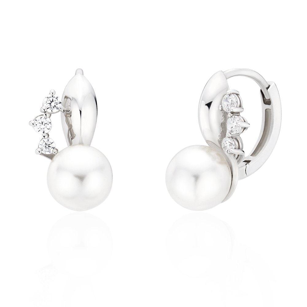 Silver925 Romantic Pearl Earrings