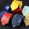 Adjustable Chinese Dragon Pattern Tie Calligraphy Men Necktie Jacquard Silk Tie  Suit Accessories