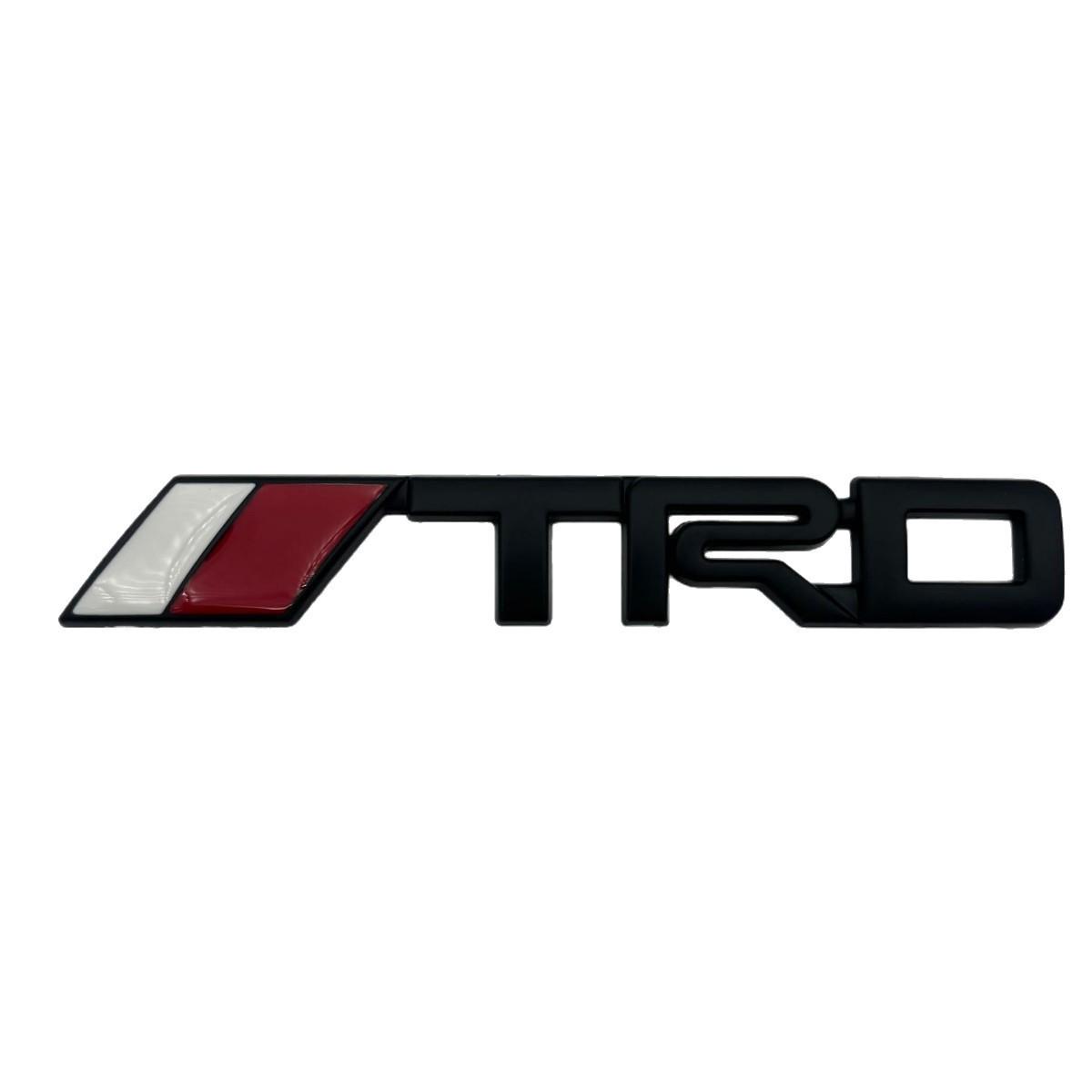 

Toyota TRD Индивидуальные 3D Эмблемы на Бок и Заднюю Часть Автомобиля, Большая Наклейка на Багажник чёрный