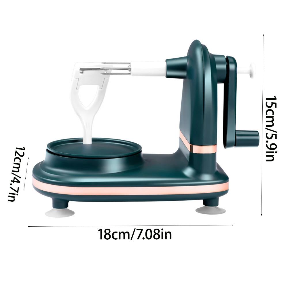 3-in-1Hand-cranked Rotating Fruit/Vegetable Peeler Stainless Steel Blades Apple Cutter Household Peeling Machine Kitchen Gadgets