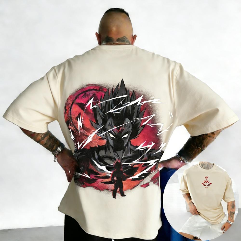 

Plus Size Dragon Ball Summer Anime Printed Men Women Tshirt Casual Parent Child Tops Y2K Fashion Street Wear Harajuku Style S