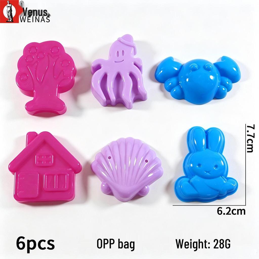 Children's Animal & Geometric Clay Mold Set with Play-Doh Cutters and Rolling Pin