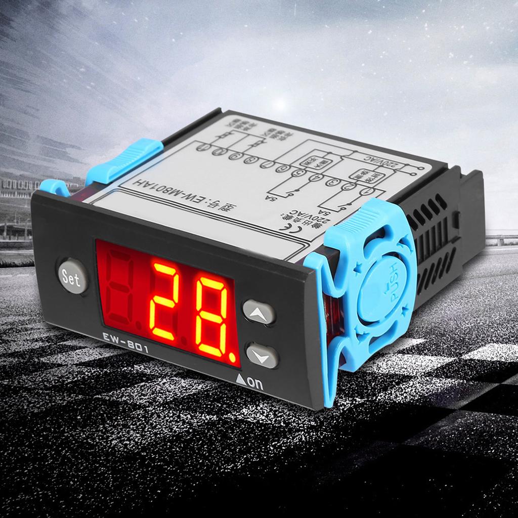 Solar Water Heater Temperature Controller Thermostat with Sensor Digital Display