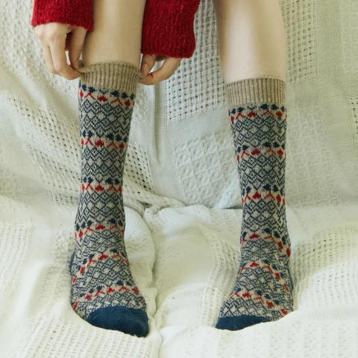 [Banana Sisters] Gretel Nordic Wool Socks 3 Colors