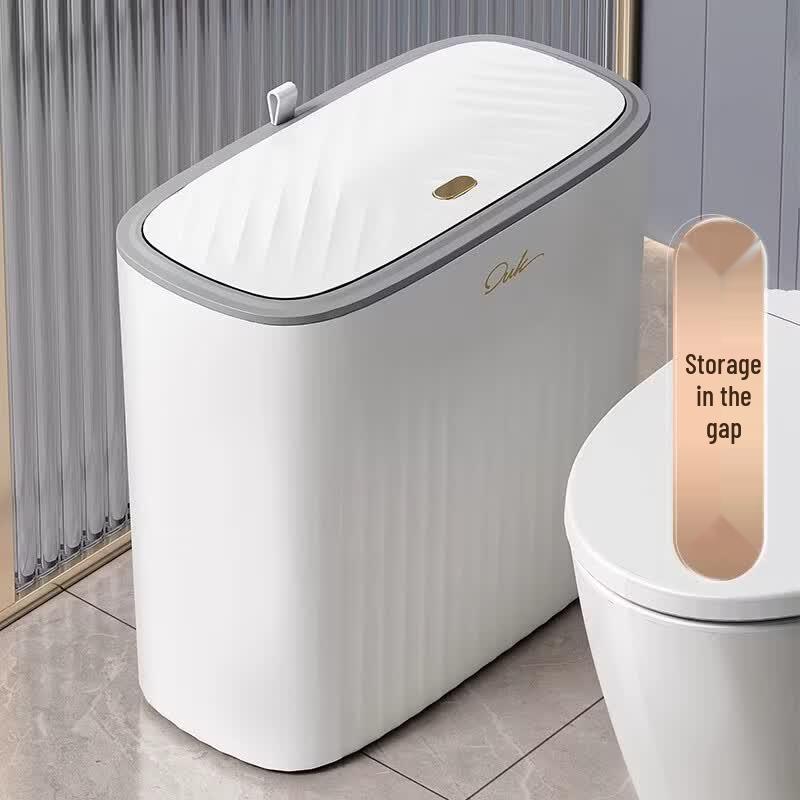 JiaDu Large Capacity Bathroom Trash Can with Lid