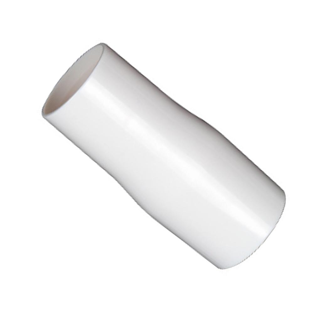 

White Threaded Vacuum Hose Cuff Replacement For Swimming Pool Cleaning Equipment Plastic Adapter Connector