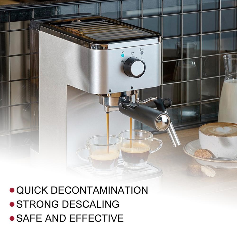 Coffee Machine Descaling Tablets Solid Cleaner Tablets House Cleaning Descaling Tablets Effervescent Tablet Descaling Agent 100g