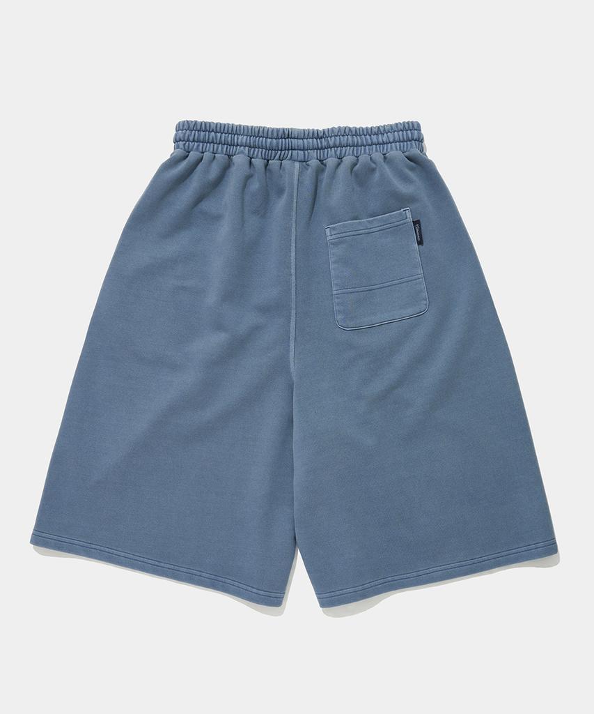 COLUMBIA UNIVERSITY Ny Street Tail Dyed Terry Shorts Pants_Dust Blue