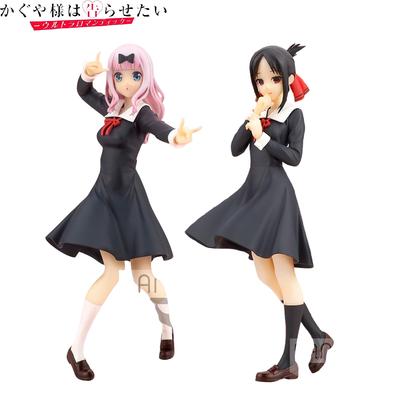 18cm Anime Figurka Láska je Válka Fujiwara Chika Shinomiya Kaguya Roztomilá Holka Akční Figurka Sběratelský Model Panenka Hračka Dárky