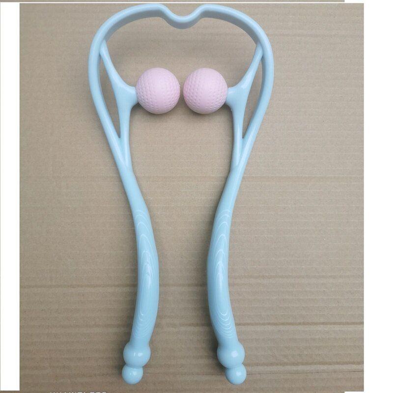 Manual Multifunctional Kneading Scraper Neck Massager Blue Special Cervical Massager