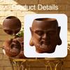 Buddha Head Flower Pot Chinese Bonsai Ornaments Indoor Plants Plant Traditional for Desk Garden