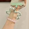 13 Colors Cherry Blossom Flower Mobile Phone Lanyard Strap Soft Silicone Small Pendant Decoration Gift For