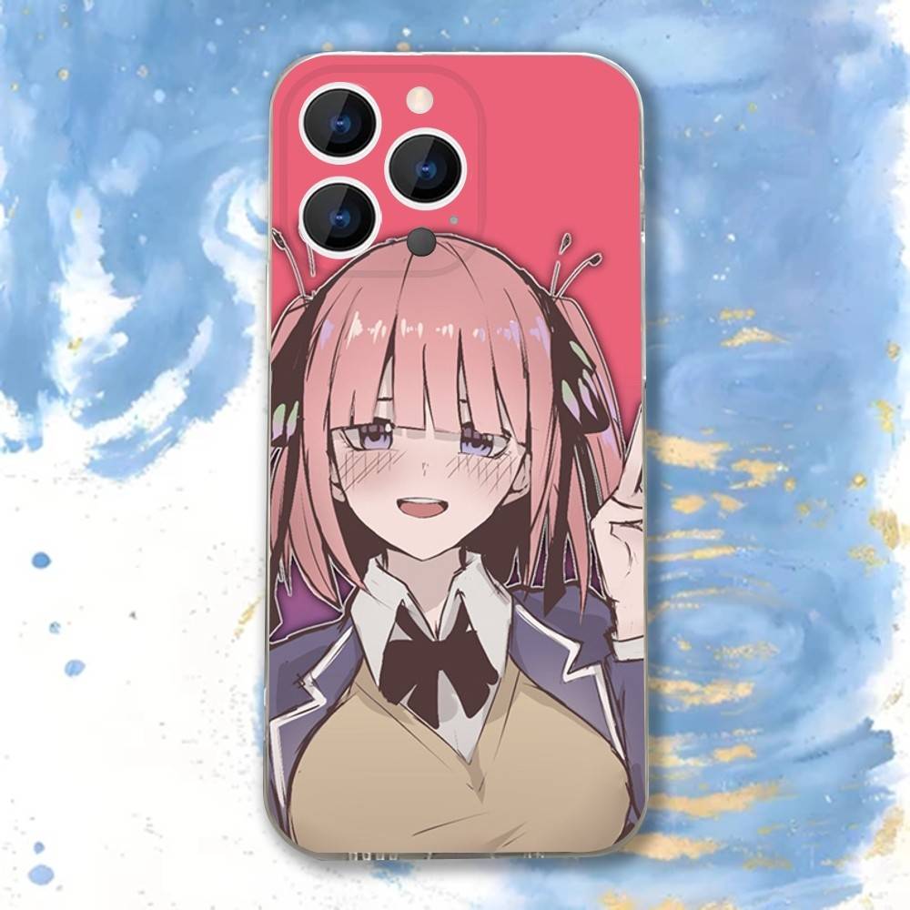 Phone Case For iPhone 17,16,15,14,13,12,11 Pro,Max,Plus,X,XS,XR,SE4,E Mini Nino Anime N-Nakano Clear Cover