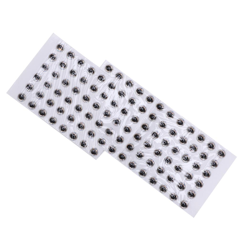 100Pcs Fish Eyes 4mm   3D Round Soft   Lightweight Delicate Fishing Lure Eyes