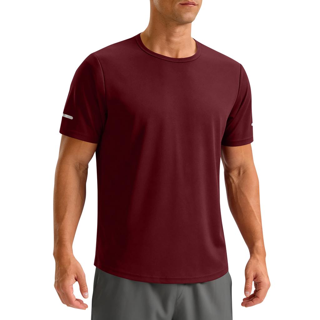 Men's Round Neck T-Shirt, Men's Outdoor Sports And Fitness Top