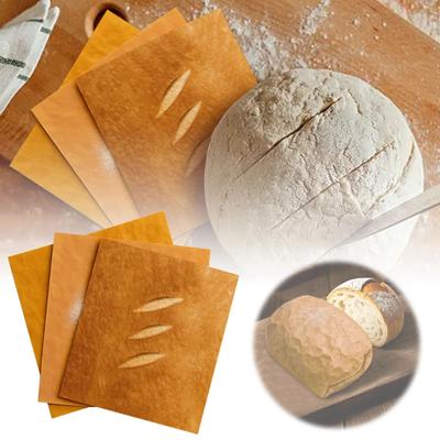 Bread Shape Gift Wrapping Paper, Fun Packaging Pattern Kraft Paper, Rustic Bread, Oil Resistant And Tear Resistant Kitchen Items