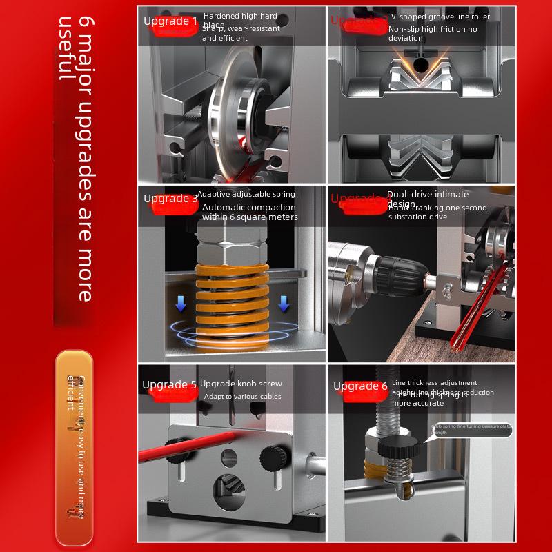 Electric Copper Wire Stripper for Scrap Wires and Cables