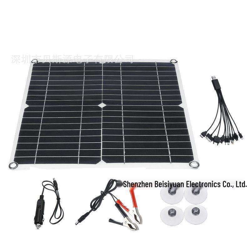 Exclusive 25W Solar Panel: Outdoor Multi-Purpose Power Bank & Pet Cooler