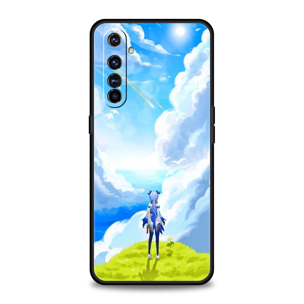 Phone Case For Realme 12 11 10 9 8 5G 7 6 GT5 GT3 GT2 Pro Plus C21 C11 C25 C35 GT Neo 2 3 3T 5 Cover Genshin Impact Landscape