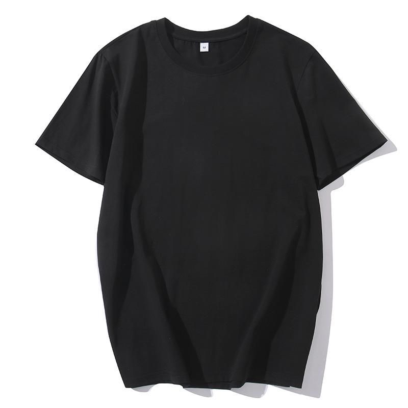 Men's Summer White Ice Silk Cotton Short-Sleeve T-Shirt - Solid Color Inner Wear 