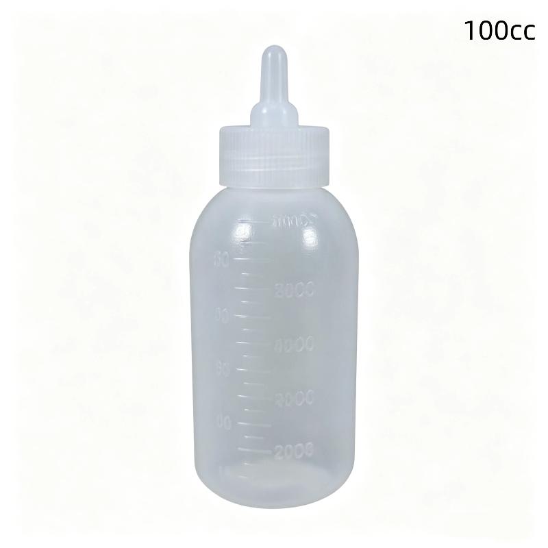 1Pcs 60/100ml Feeding Tool Small Animals Mini Nipple Replacement Cat Newborn Milk Bottle Pet Nursing Pet Feeding Bottle Kits