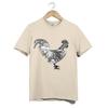 Animal Print T Shirt Unisex Rooster Farm Chicken Country Style Graphic Gift Tee