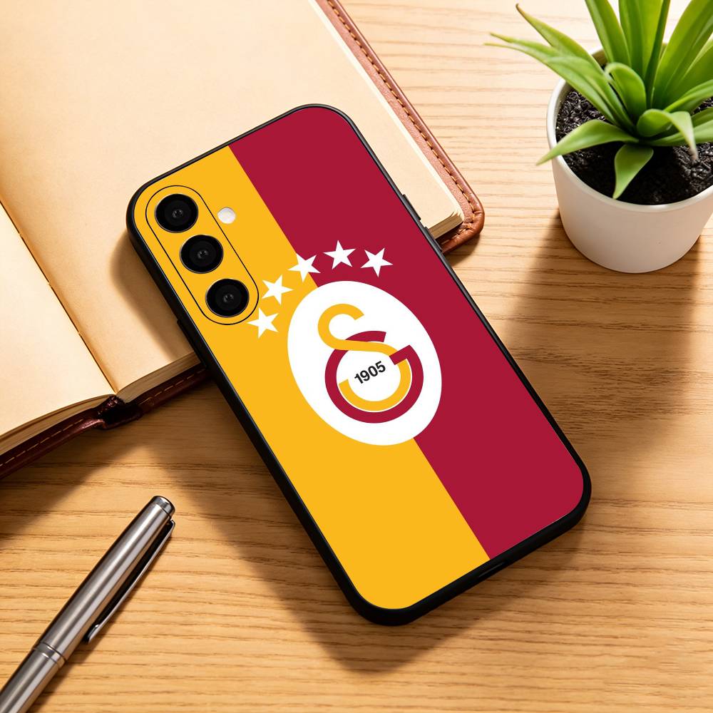 G-Galatasaray-y SK Handyhülle Schwarzes Silikon Weich Für Samsung Galaxy A73,A72,A71,A70,A53,A52,A51