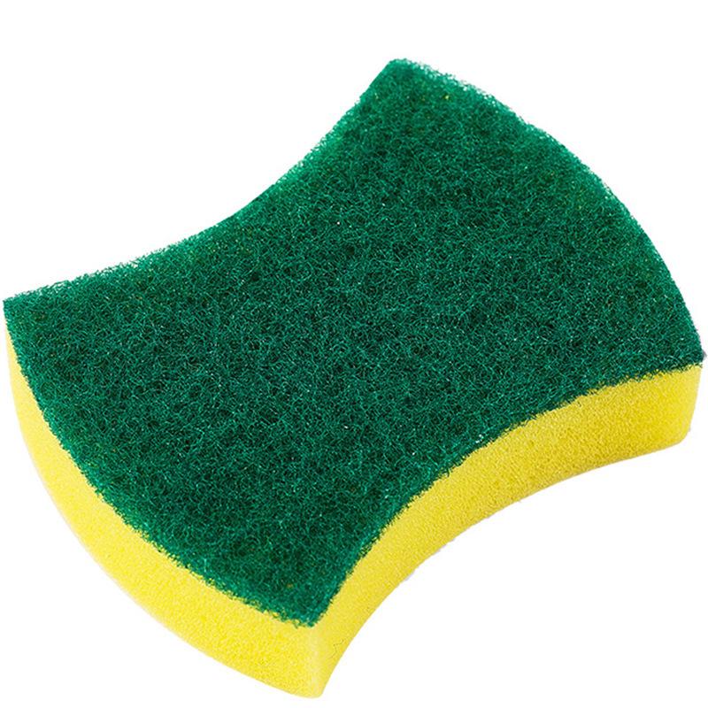 Dual-Sided Dishwashing Sponge and Scouring Pad - Magic Cleaning Wipe for Pots, Bowls, and Kitchen Surfaces