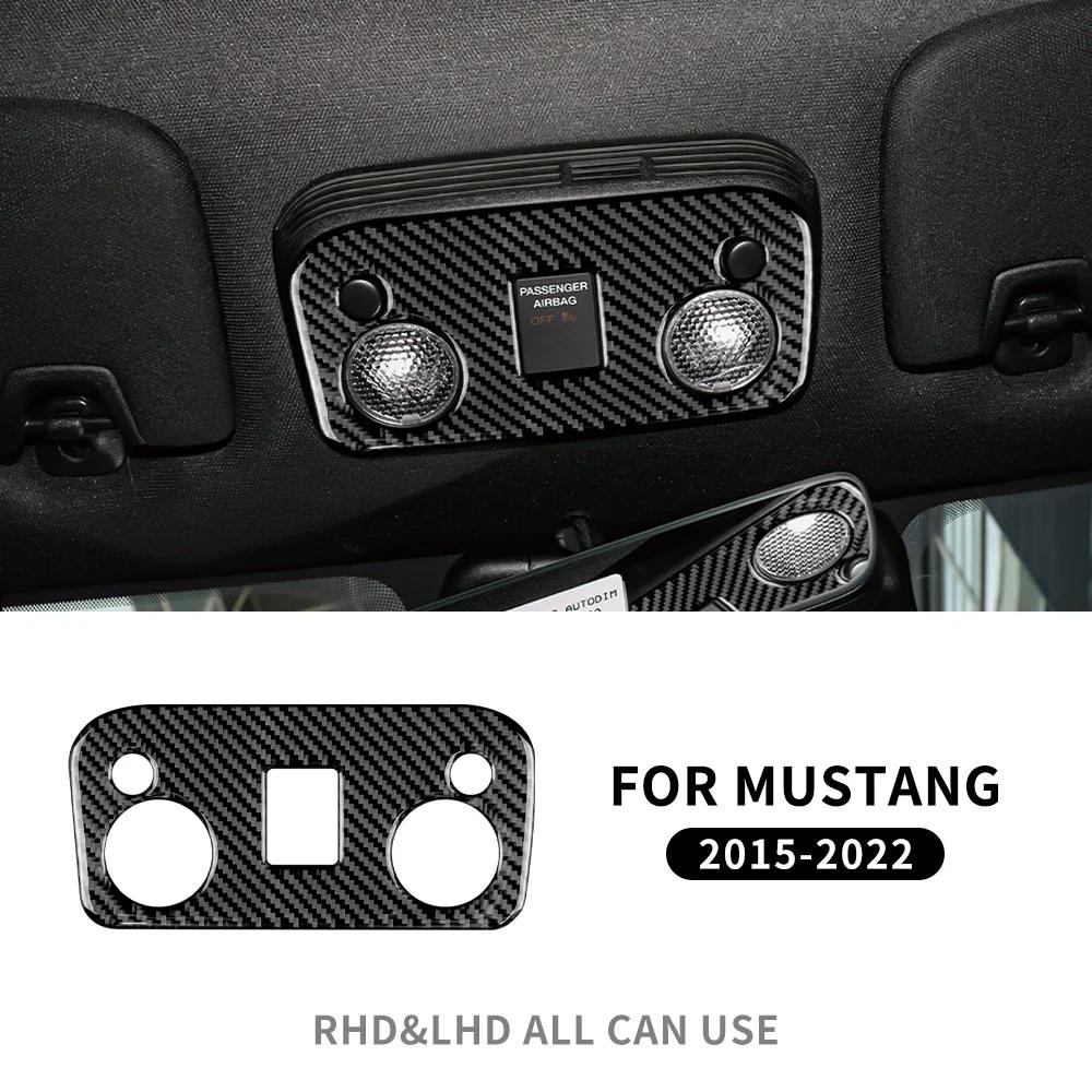 Real Carbon Fiber Dashboard Trim Panel for Ford Mustang 2015-2023 Interior