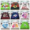Bedding Set Cover Football Printing Comforter Duvet Cover Pillowcase Breathable Warm Single Double King Size Teens Children