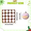 Christmas Ball Ornaments Baubles Decorative 8cm Xmas Tree Decorations for