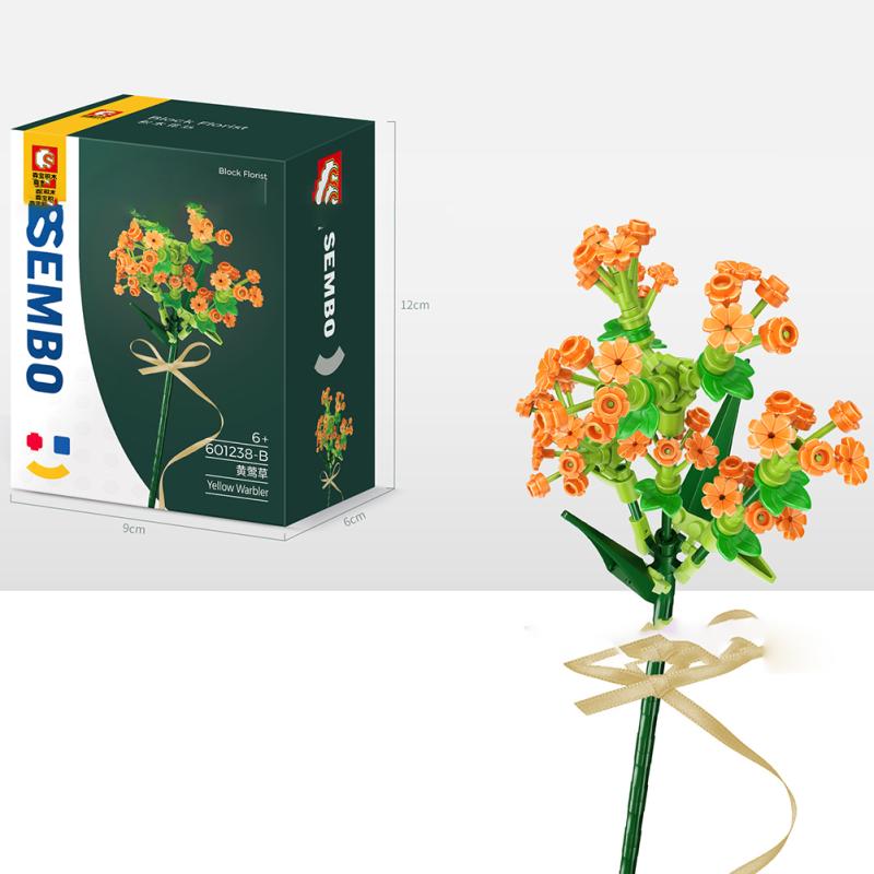 Blocuri de construcție Buchet de flori eterne compatibile cu blocuri de construcție asamblate Lego Jucării Pentru